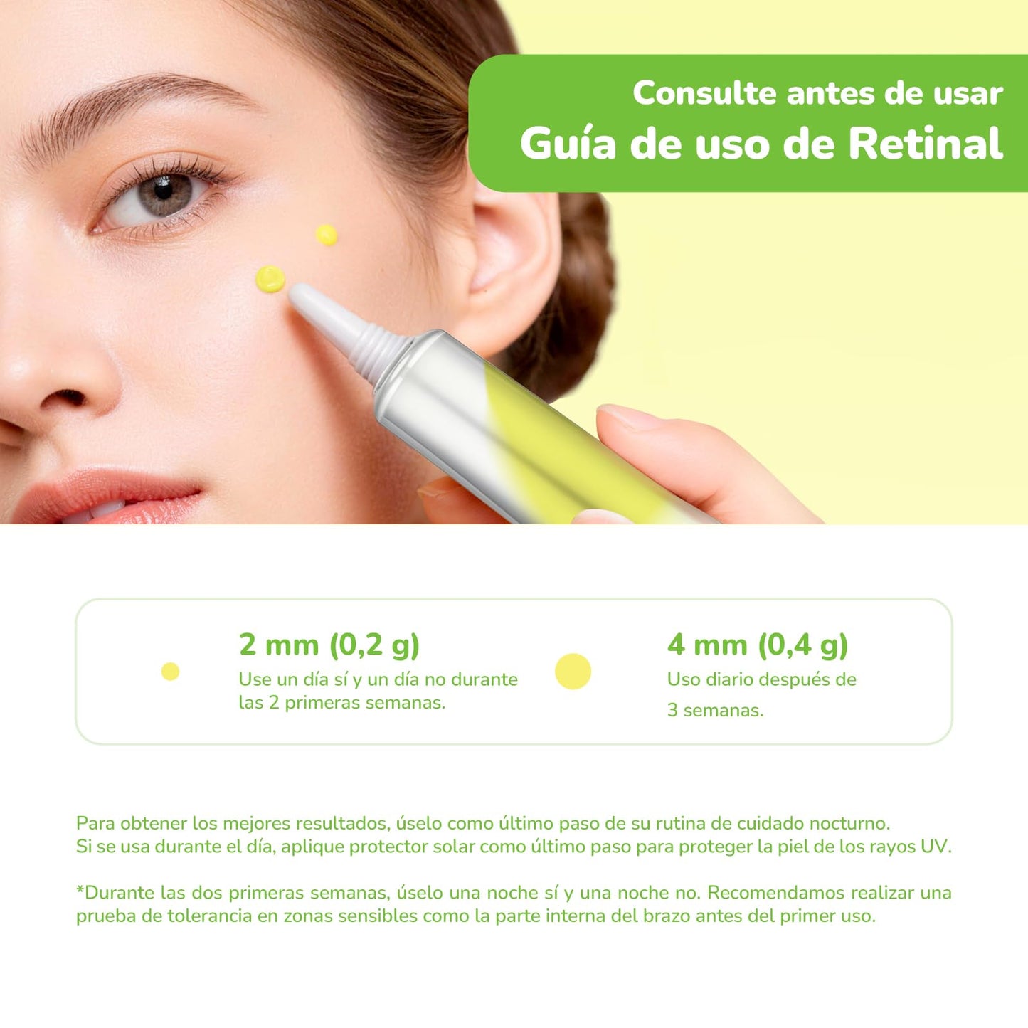 Sérum de Retinol con Retinal Booster, Niacinamida, Pantenol y Péptidos – Skin Care Antimanchas y Antiarrugas, Ayuda a Mejorar la Apariencia de Poros y Ojeras,15ml