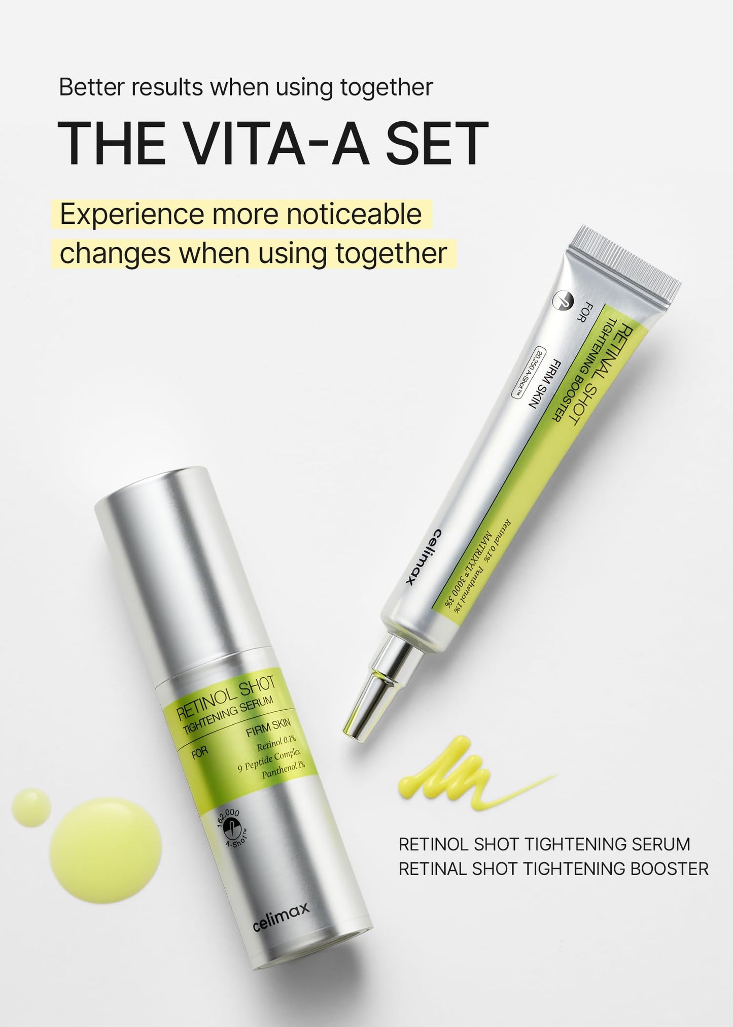 celimax Sérum Reafirmante Vita A Retinol Shot Con Vitamina A Pura, Retinol, Péptidos, Minimizador De Poros, Arrugas Y Líneas De Expresión, Para Una Piel Más Firme (30 Ml)