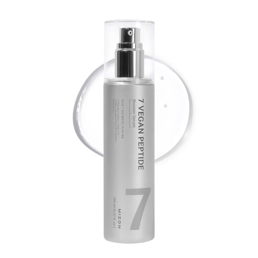 SÉRUM POTENCIADOR CON 7 PÉPTIDOS 150ML – Booster Serum, Brillo Instantáneo Glass Skin, Refinamiento de Poros, Hidratación Duradera, Skincare Vegano Coreano