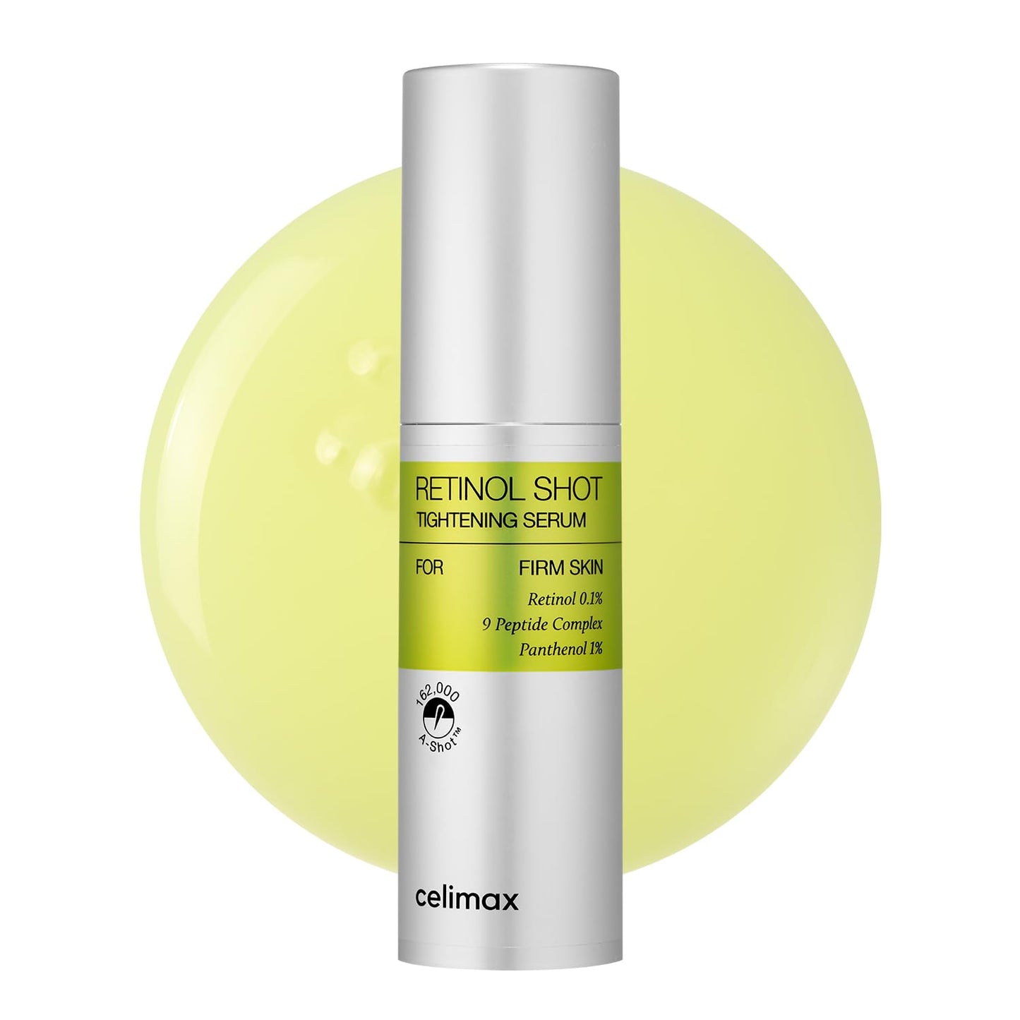 celimax Sérum Reafirmante Vita A Retinol Shot Con Vitamina A Pura, Retinol, Péptidos, Minimizador De Poros, Arrugas Y Líneas De Expresión, Para Una Piel Más Firme (30 Ml)