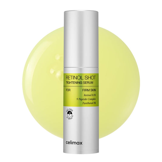 celimax Sérum Reafirmante Vita A Retinol Shot Con Vitamina A Pura, Retinol, Péptidos, Minimizador De Poros, Arrugas Y Líneas De Expresión, Para Una Piel Más Firme (30 Ml)