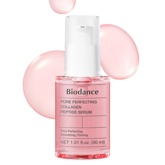 BIODANCE Sérum Facial de Colágeno y Péptidos – Minimiza Poros y Reafirma la Piel – Prebase de Maquillaje (Primer) Hidratante y Corrector de Brillo – Cosmética Coreana (K-Beauty), 30ml