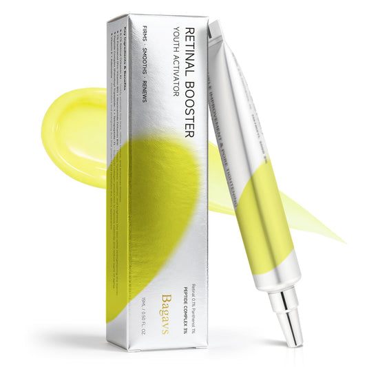 Sérum de Retinol con Retinal Booster, Niacinamida, Pantenol y Péptidos – Skin Care Antimanchas y Antiarrugas, Ayuda a Mejorar la Apariencia de Poros y Ojeras,15ml