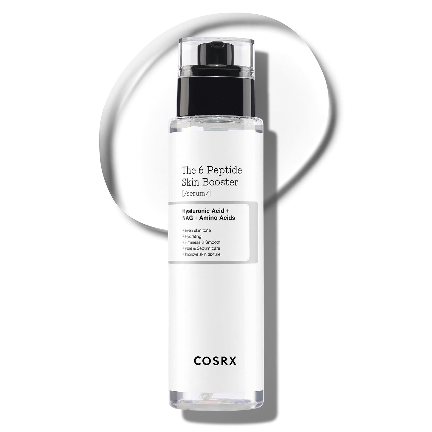 COSRX Tónico Sérum de 6X Peptidos Collagen Booster, Niacinamida y Ácido Hialurónico, Esencia Facial Potenciadora de Renovación Cutánea, para Todo Tipo de Piel, Libre de Parabenos, Korean Skincare