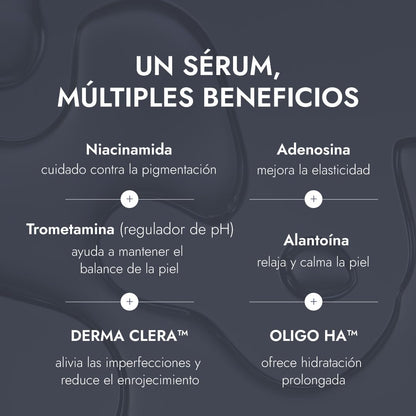 SÉRUM POTENCIADOR CON 7 PÉPTIDOS 150ML – Booster Serum, Brillo Instantáneo Glass Skin, Refinamiento de Poros, Hidratación Duradera, Skincare Vegano Coreano