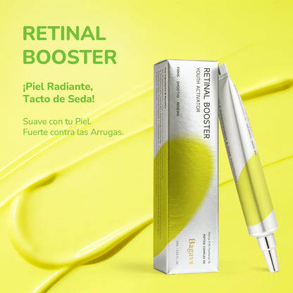 Sérum de Retinol con Retinal Booster, Niacinamida, Pantenol y Péptidos – Skin Care Antimanchas y Antiarrugas, Ayuda a Mejorar la Apariencia de Poros y Ojeras,15ml