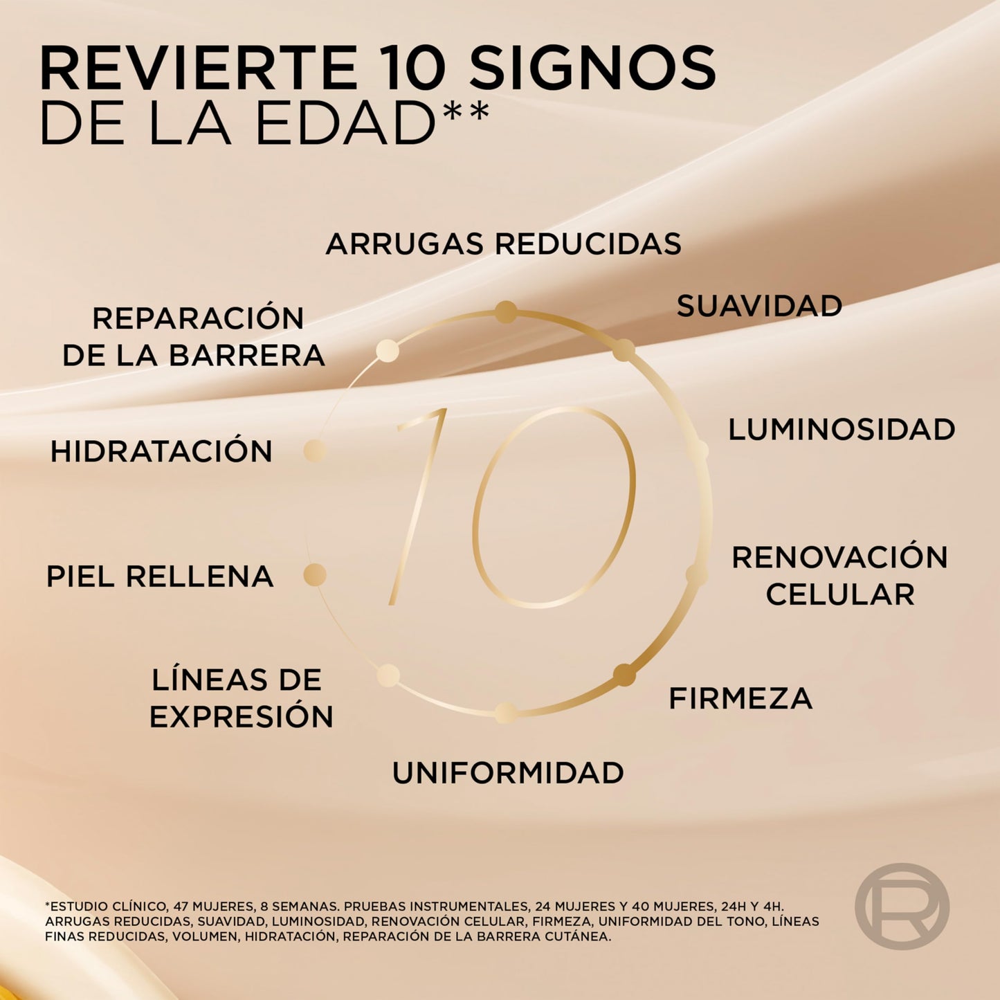 L'Oréal Paris Age Perfect Sérum Le Duo Antiarrugas, Rejuvenecedor e Hidratante, Para Todo Tipo De Piel. Con Péptidos de Colágeno con Vitaminas B3 y C*. inspirado en Cosmética Coreana, 30 ml