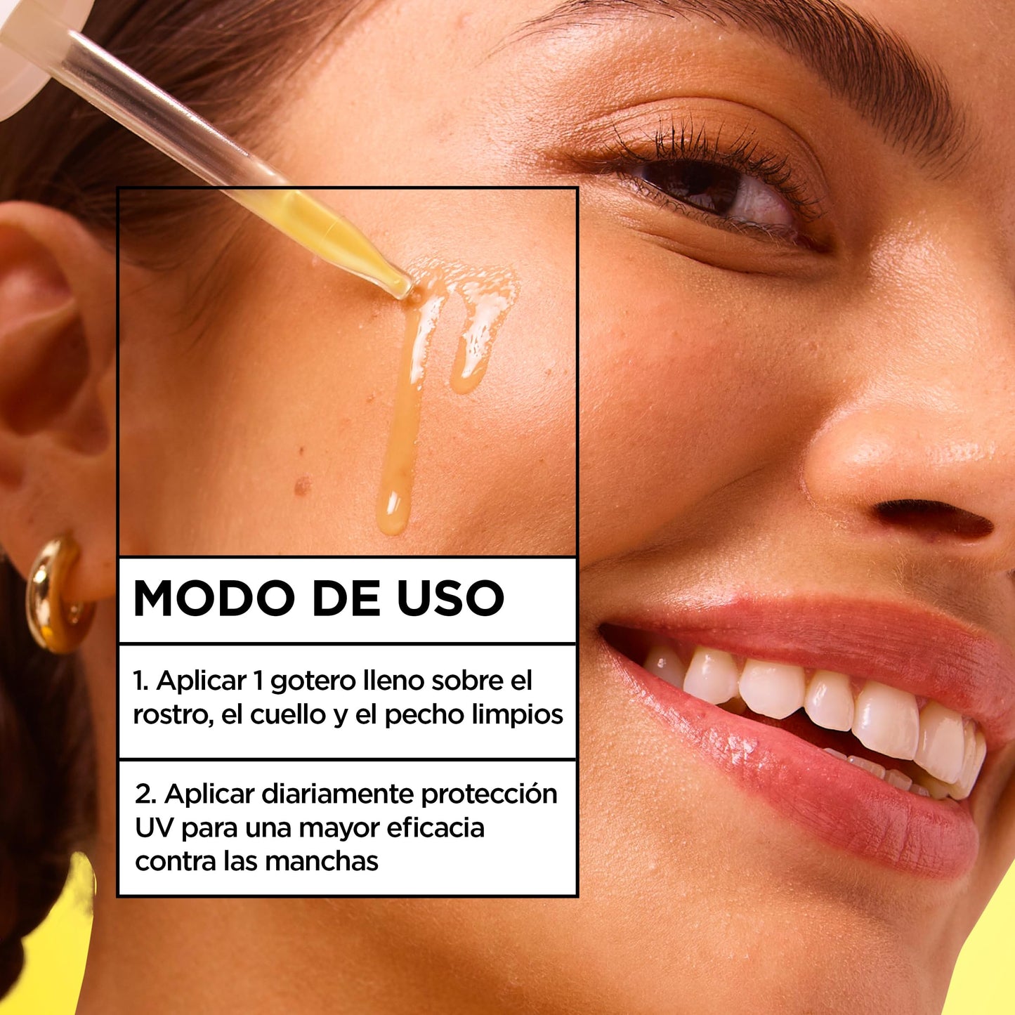 Garnier SkinActive Vitamina C Sérum Antimanchas de Día con 4% de [Vitamina C + Niacinamida + Ácido Salicílico + Melasyl™]. Nº 1 del mundo. Reduce el 70% de las manchas oscuras en solo 5 días. 30 ml